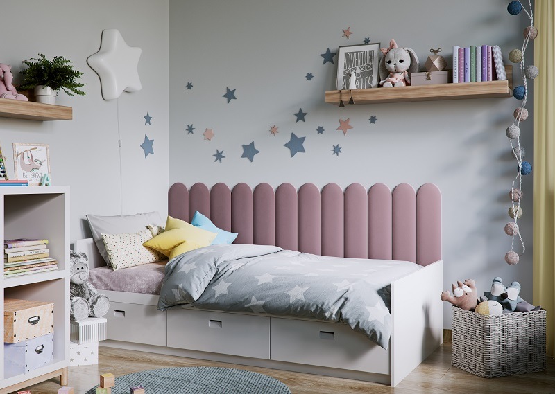 Vilo Upholstered Wall Panels | Regular 15cm x 60cm - Image 2