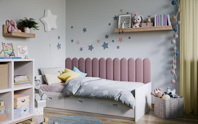 Vilo Upholstered Wall Panels | 30cm x 30cm - Image 4