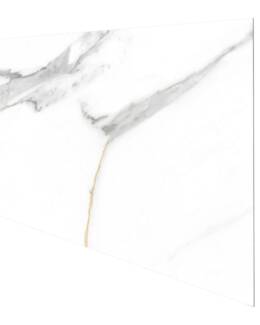 SPC Wall Panel 600mm x 1200mm Calacatta White | Voxcladding.co.uk