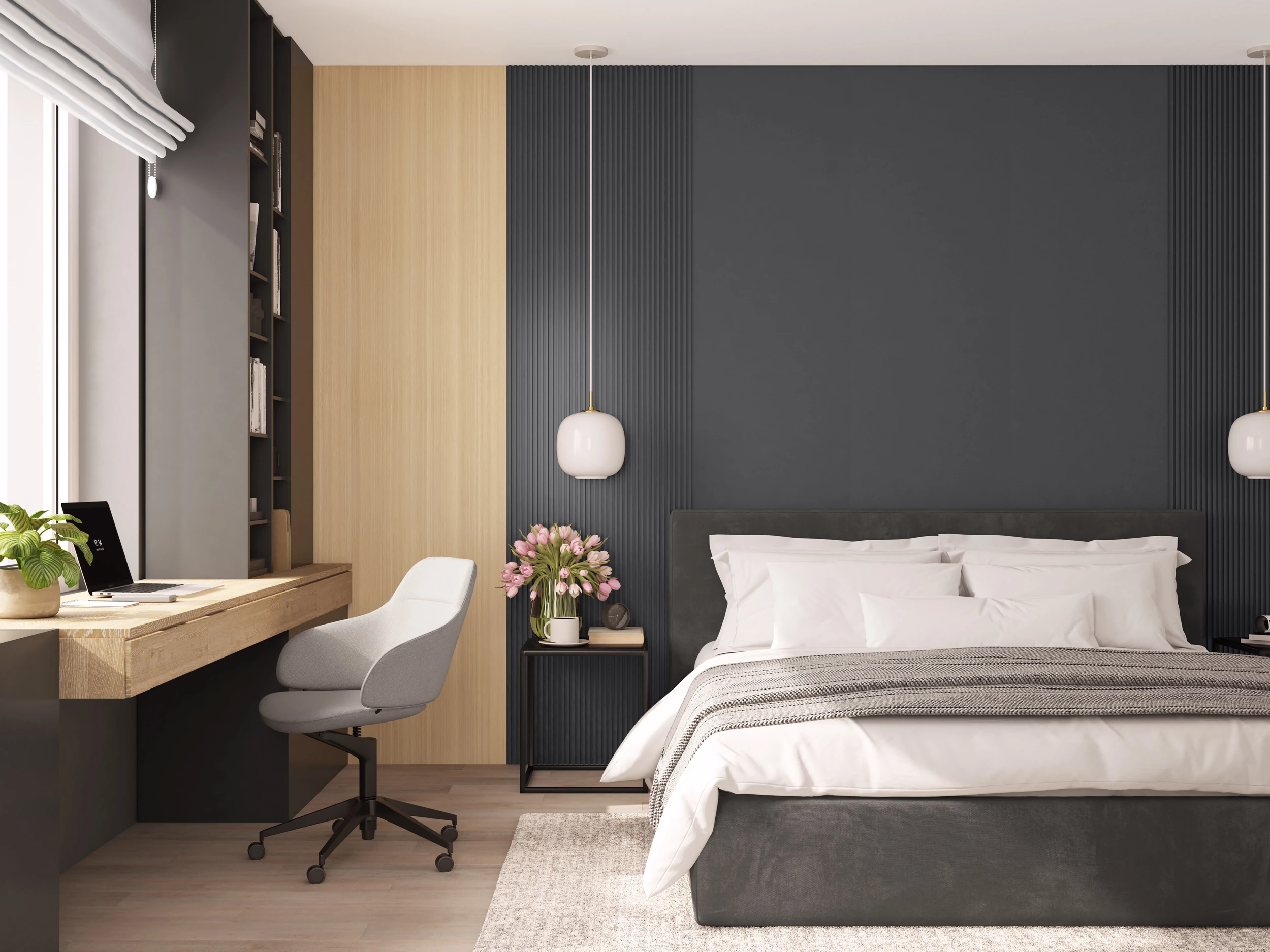 Vilo MPC Slat Panel Small 148mm x 2.65M Deep Grey - Image 2